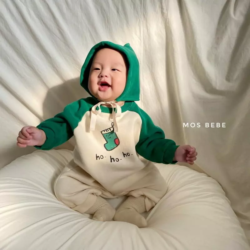 Mos Bebe - Korean Baby Fashion - #babylifestyle - Santa Bodysuit - 11
