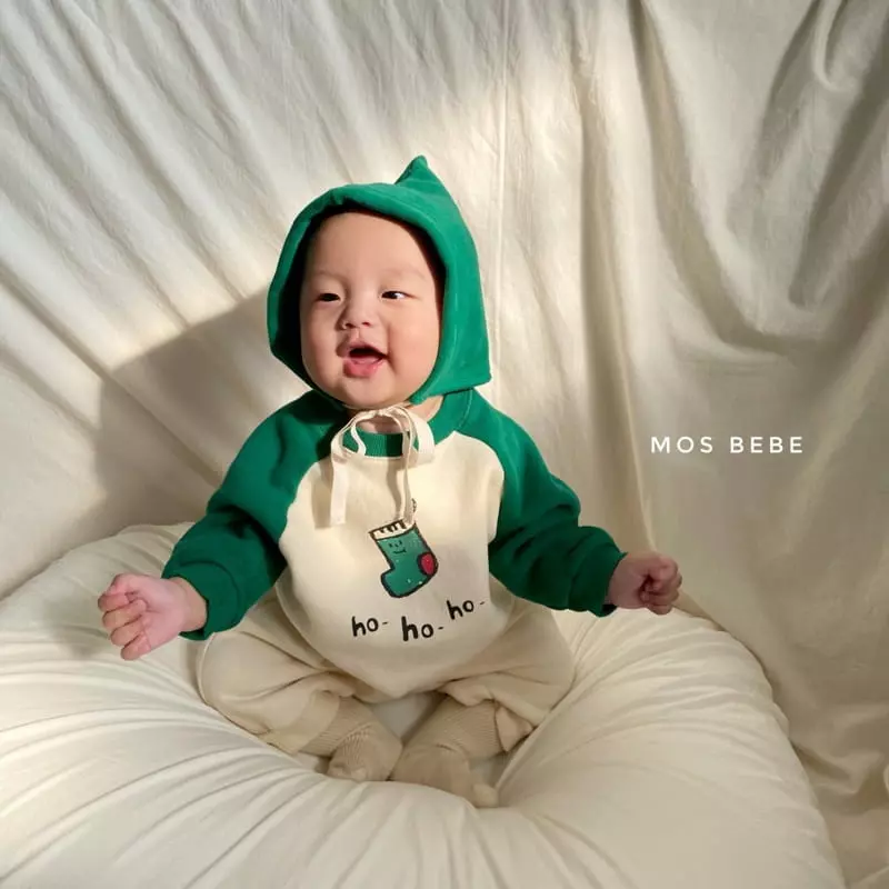Mos Bebe - Korean Baby Fashion - #babyoninstagram - Santa Bodysuit - 12