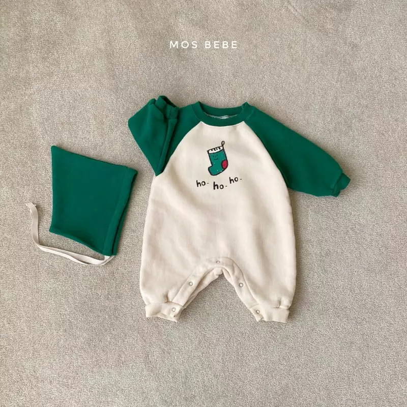 Mos Bebe - Korean Baby Fashion - #onlinebabyshop - Santa Bodysuit - 4