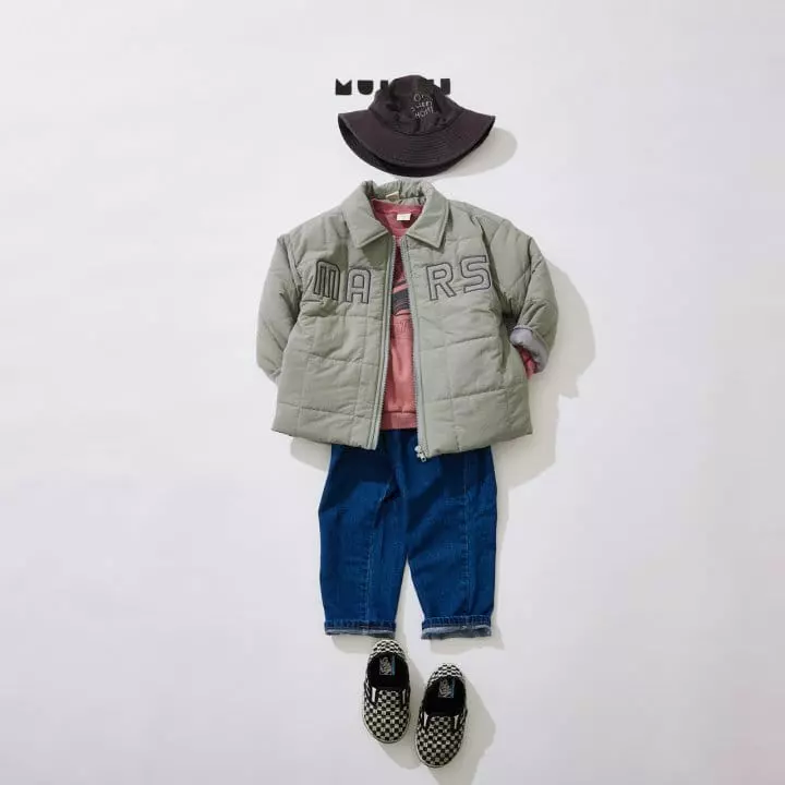 Mui Mui - Korean Children Fashion - #prettylittlegirls - Print Jeans - 2
