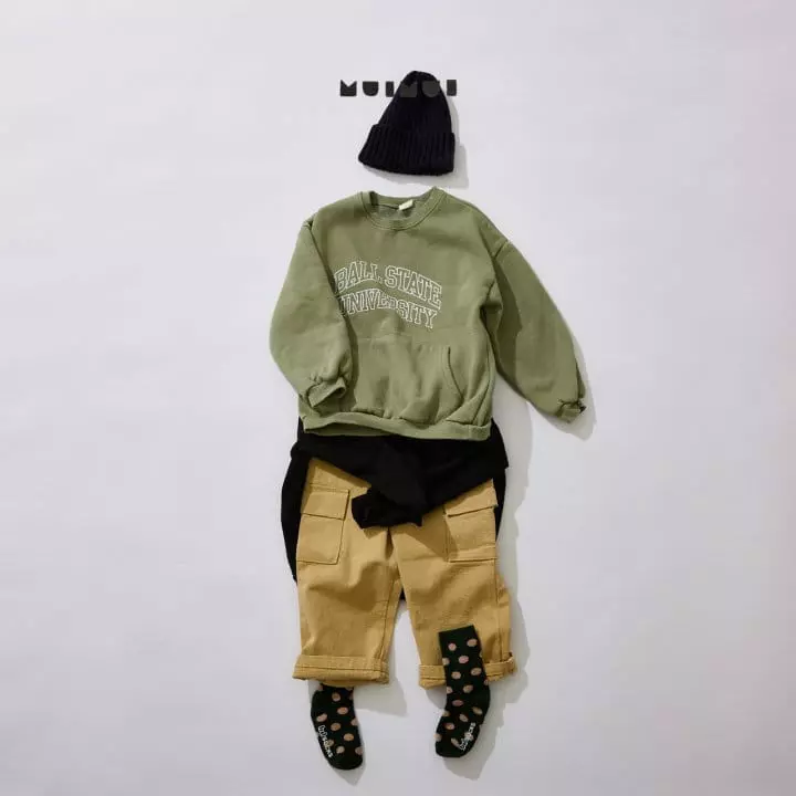 Mui Mui - Korean Children Fashion - #stylishchildhood - Ball State Sweatshirt