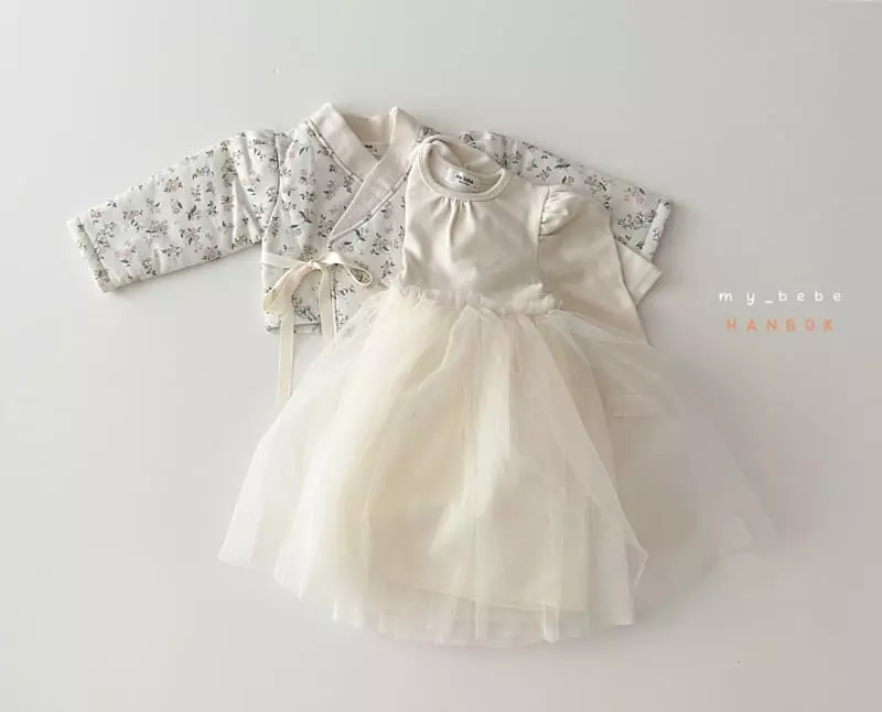 My Bebe - Korean Baby Fashion - #babyboutique - Girl Sul Top Bottom Set - 2