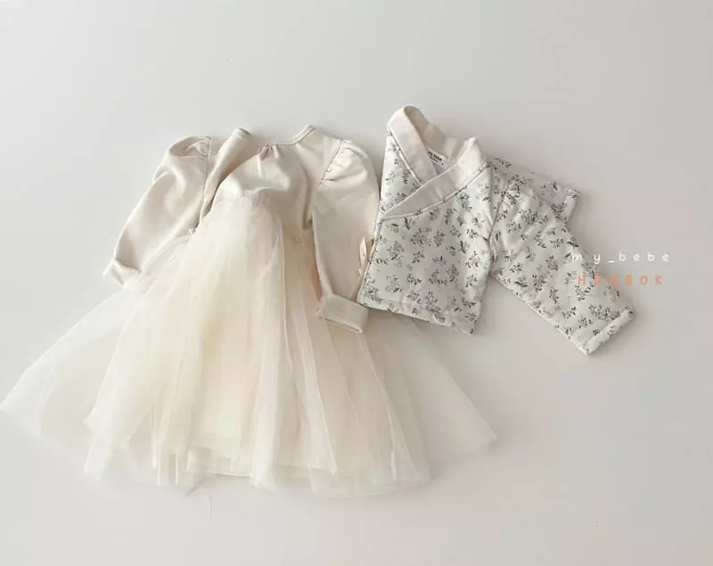 My Bebe - Korean Baby Fashion - #babyfashion - Girl Sul Top Bottom Set - 5
