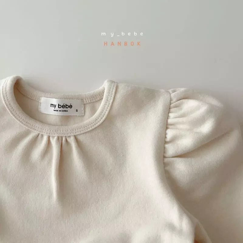 My Bebe - Korean Baby Fashion - #babyfever - Girl Sul Top Bottom Set - 6