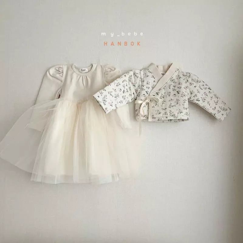 My Bebe - Korean Baby Fashion - #babyootd - Girl Sul Top Bottom Set - 10