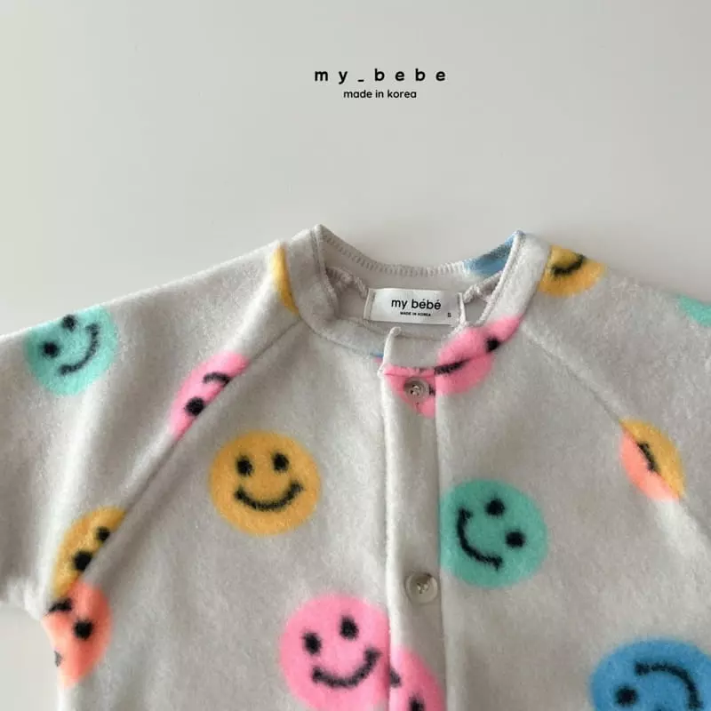 My Bebe - Korean Children Fashion - #Kfashion4kids - Fleece Bodysuit - 8