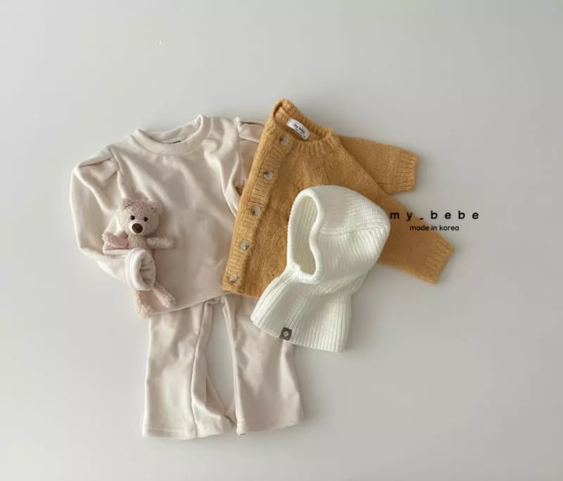 My Bebe - Korean Children Fashion - #stylishchildhood - Veloure Set - 4