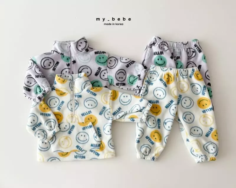 My Bebe - Korean Children Fashion - #childofig - Smile Anorak Set - 2