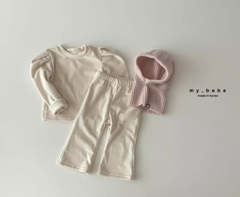 My Bebe - Korean Children Fashion - #childrensboutique - Veloure Set - 5