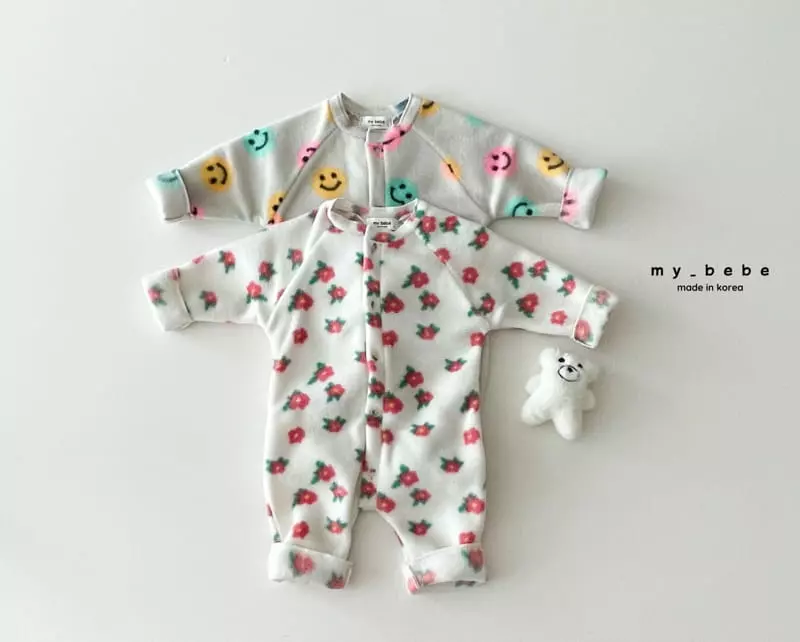My Bebe - Korean Children Fashion - #childrensboutique - Fleece Bodysuit