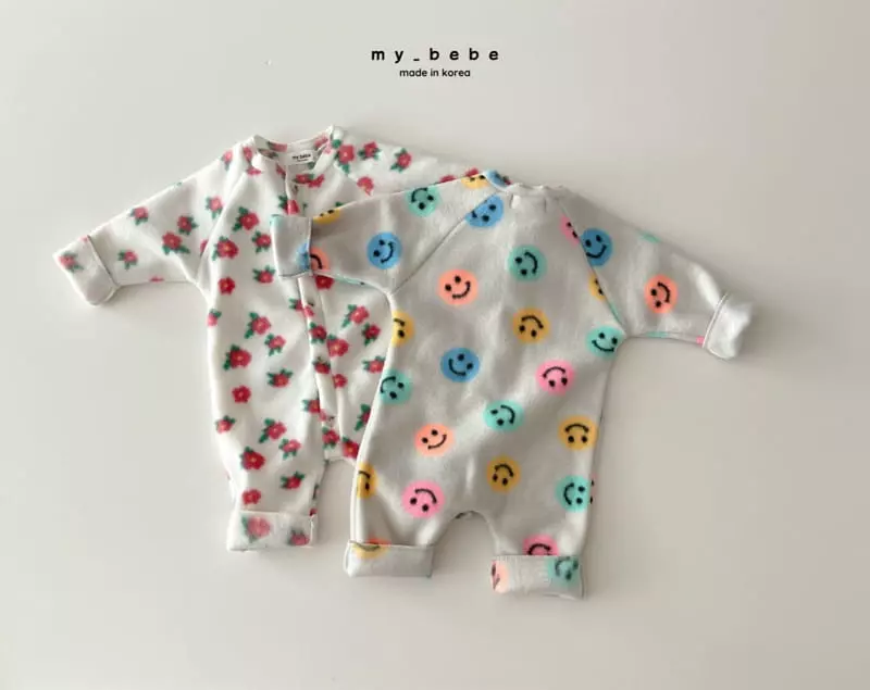 My Bebe - Korean Children Fashion - #discoveringself - Fleece Bodysuit - 3