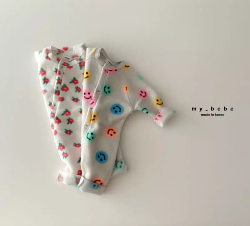My Bebe - Korean Children Fashion - #discoveringself - Fleece Bodysuit - 4