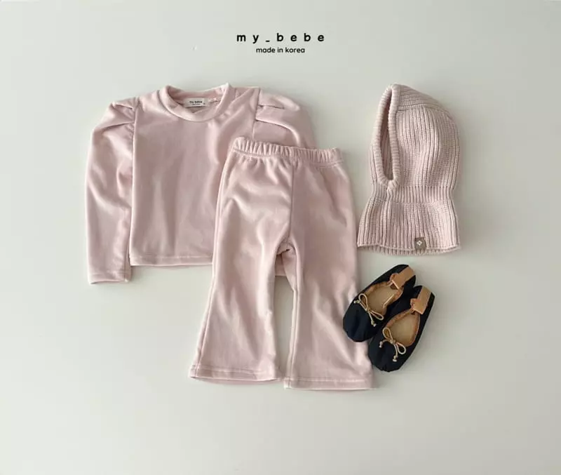 My Bebe - Korean Children Fashion - #kidsstore - Veloure Set - 10