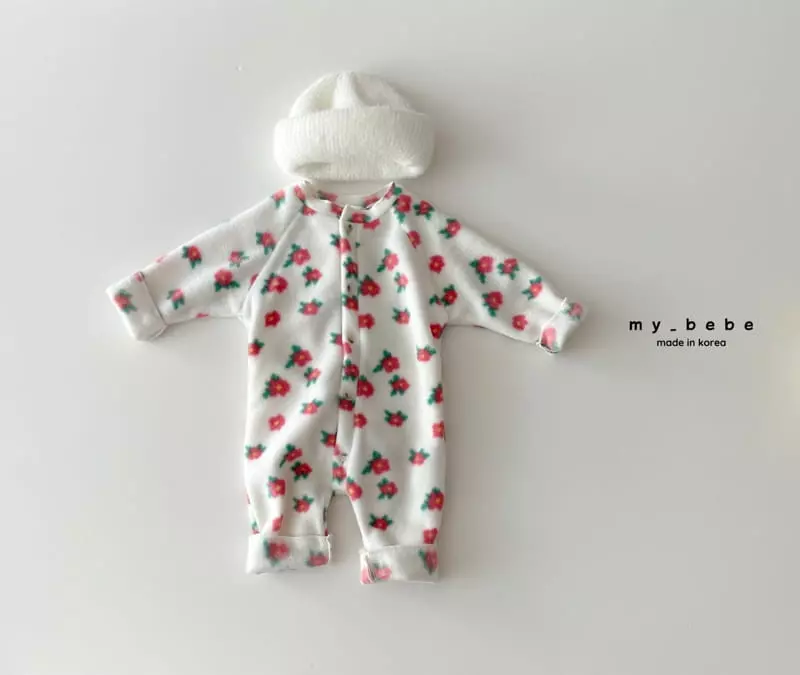 My Bebe - Korean Children Fashion - #magicofchildhood - Fleece Bodysuit - 10