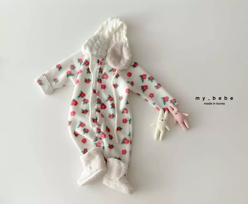 My Bebe - Korean Children Fashion - #minifashionista - Fleece Bodysuit - 11