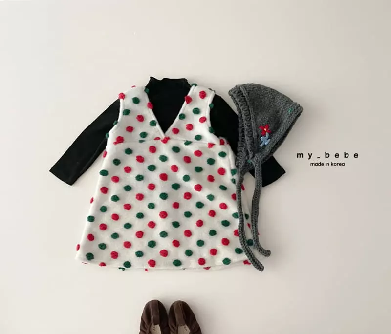 My Bebe - Korean Children Fashion - #prettylittlegirls - Pong One-piece - 2