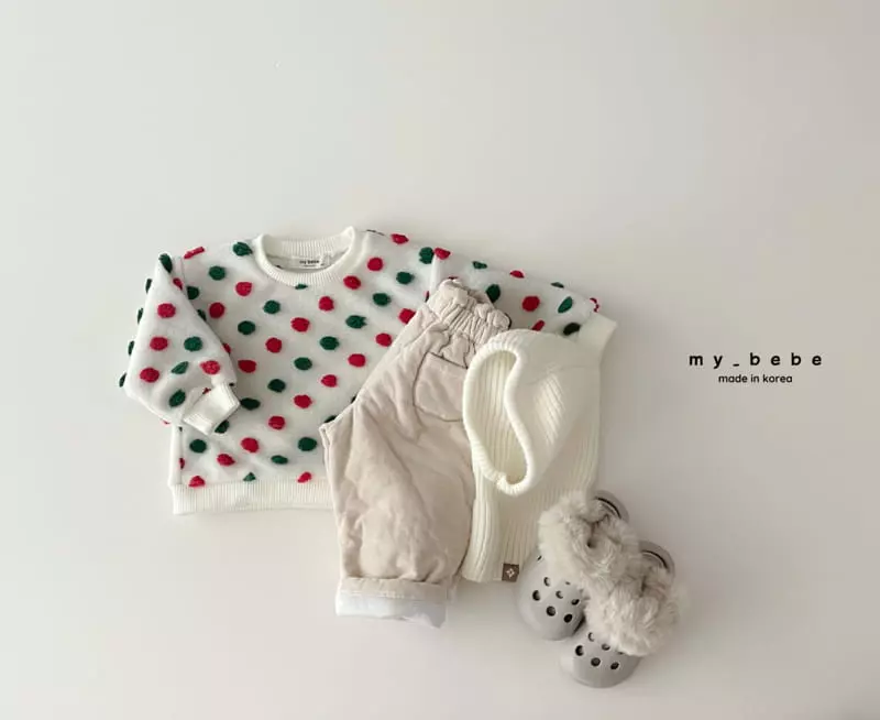 My Bebe - Korean Children Fashion - #toddlerclothing - Pong Sweatshirt - 4