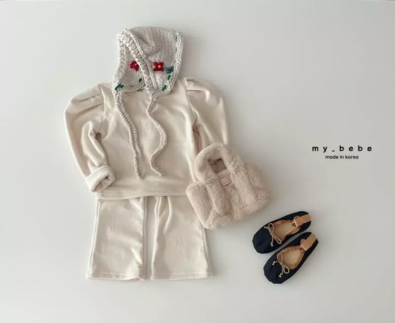 My Bebe - Korean Children Fashion - #stylishchildhood - Veloure Set - 3