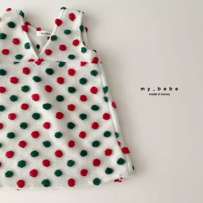 My Bebe - Korean Children Fashion - #todddlerfashion - Pong One-piece - 4