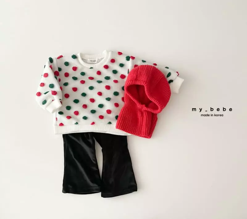 My Bebe - Korean Children Fashion - #toddlerclothing - Pong Sweatshirt - 3