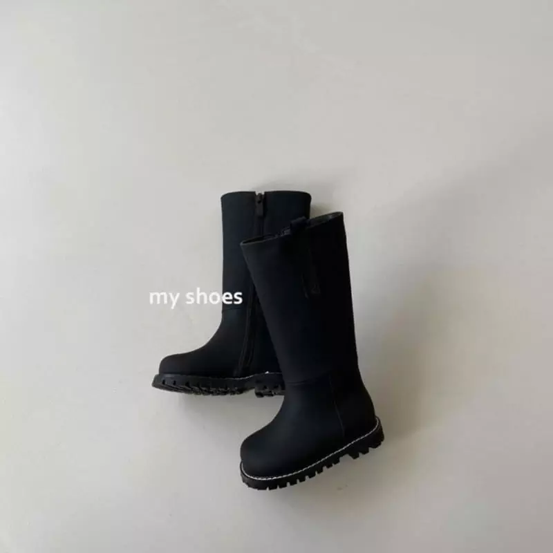 My Socks - Korean Children Fashion - #Kfashion4kids - Penguin High Boots - 2