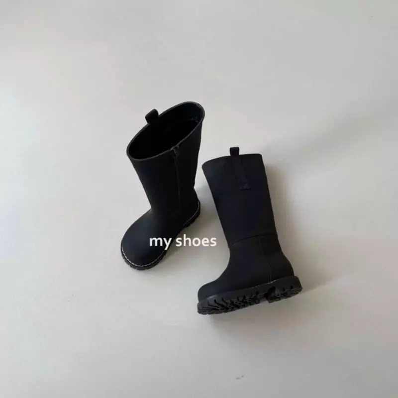 My Socks - Korean Children Fashion - #littlefashionista - Penguin High Boots - 3