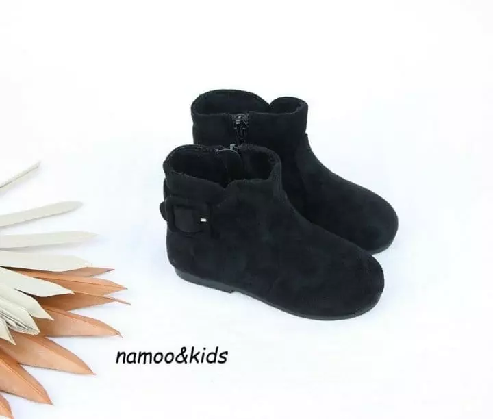 Namoo & Kids - Korean Children Fashion - #kidsshorts - J Belt Angle Boots - 2