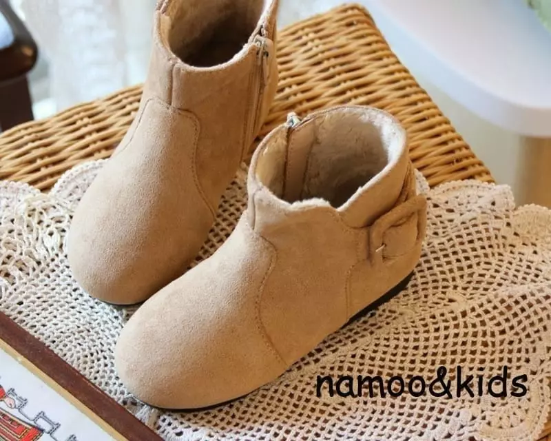 Namoo & Kids - Korean Children Fashion - #kidsstore - J Belt Angle Boots - 3