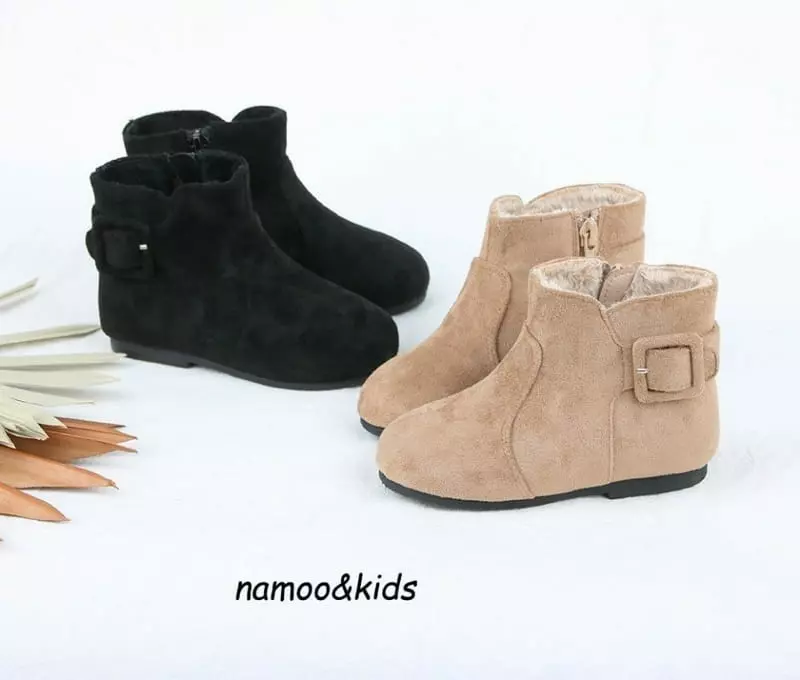 Namoo & Kids - Korean Children Fashion - #littlefashionista - J Belt Angle Boots - 6