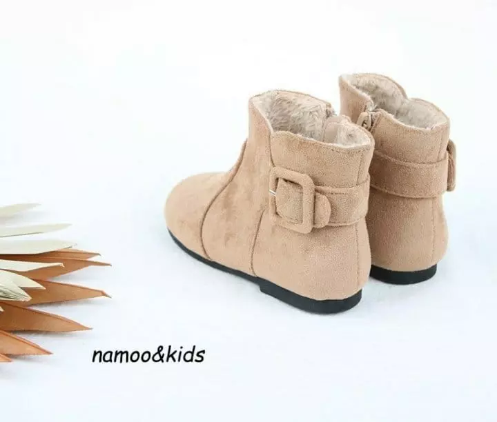 Namoo & Kids - Korean Children Fashion - #minifashionista - J Belt Angle Boots - 8