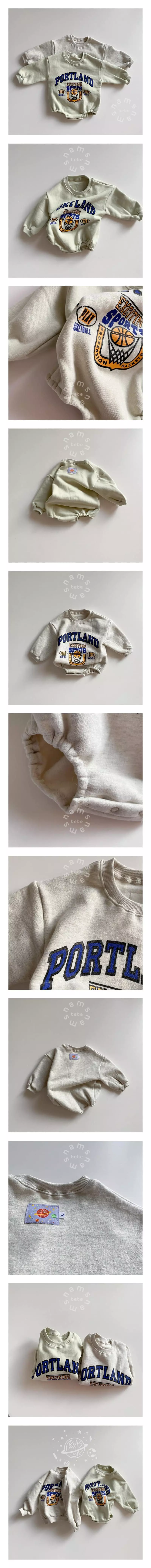 Nams - Korean Baby Fashion - #babyboutique - Portland Fleece Bodysuit
