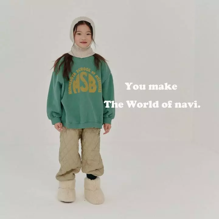 Navi - Korean Children Fashion - #childofig - MS Sweatshirt - 8