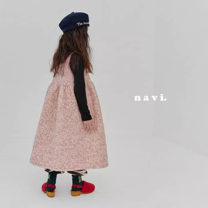 Navi - Korean Children Fashion - #childrensboutique - Peach One-piece - 11