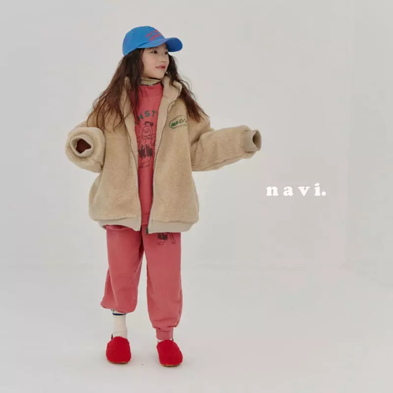 Navi - Korean Children Fashion - #childrensboutique - Boa Jumper - 6