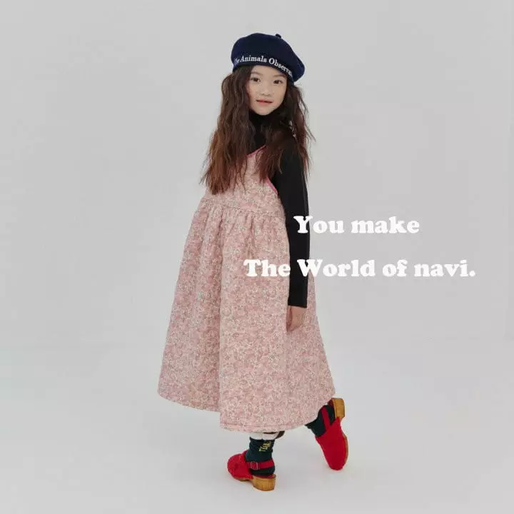 Navi - Korean Children Fashion - #designkidswear - Peach One-piece - 12