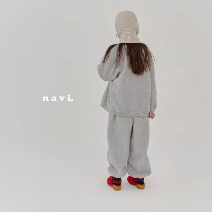 Navi - Korean Children Fashion - #designkidswear - Poodle Zip-up - 5