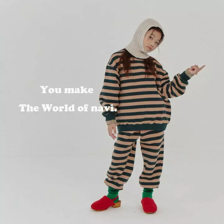 Navi - Korean Children Fashion - #discoveringself - Stripes Sweatshirt - 11