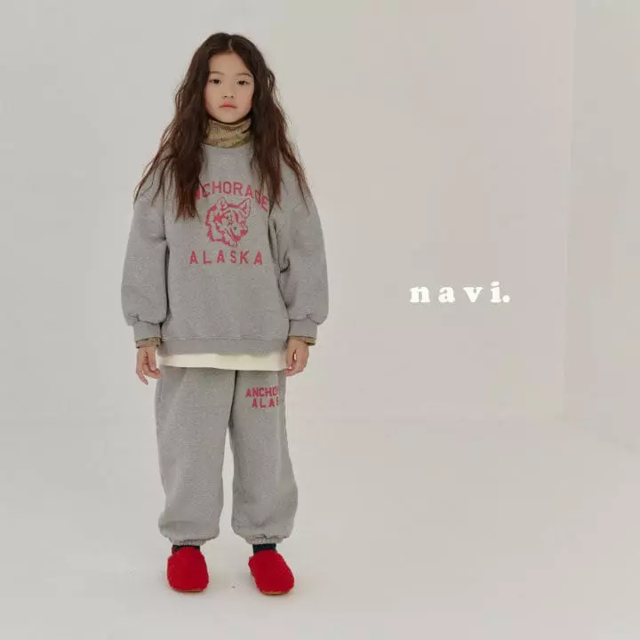 Navi - Korean Children Fashion - #kidsshorts - Sca Sweatshirt - 2
