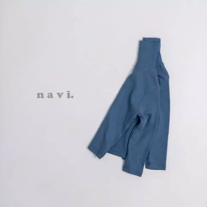 Navi - Korean Children Fashion - #kidsshorts - Mild Turtleneck Tee - 8