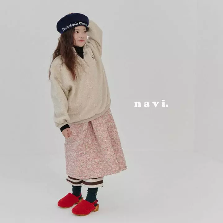 Navi - Korean Children Fashion - #kidsshorts - Poodle Zip-up - 8