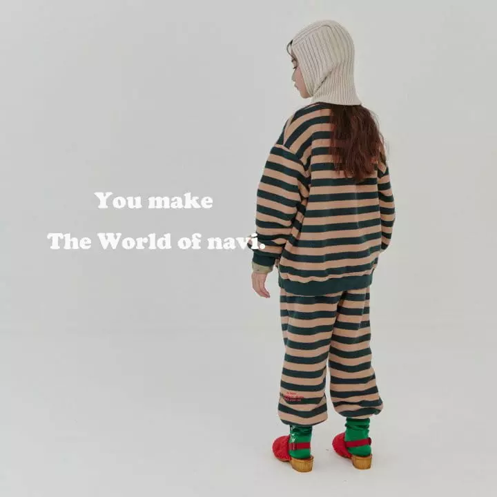 Navi - Korean Children Fashion - #magicofchildhood - Stripes Pants - 4
