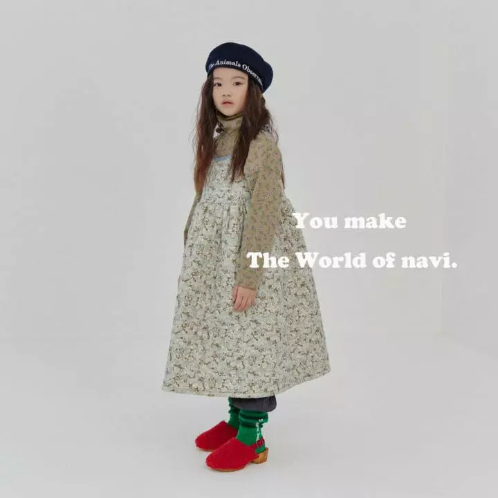 Navi - Korean Children Fashion - #prettylittlegirls - Peach One-piece - 6