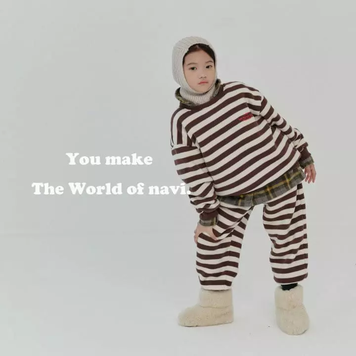 Navi - Korean Children Fashion - #stylishchildhood - Stripes Pants - 8