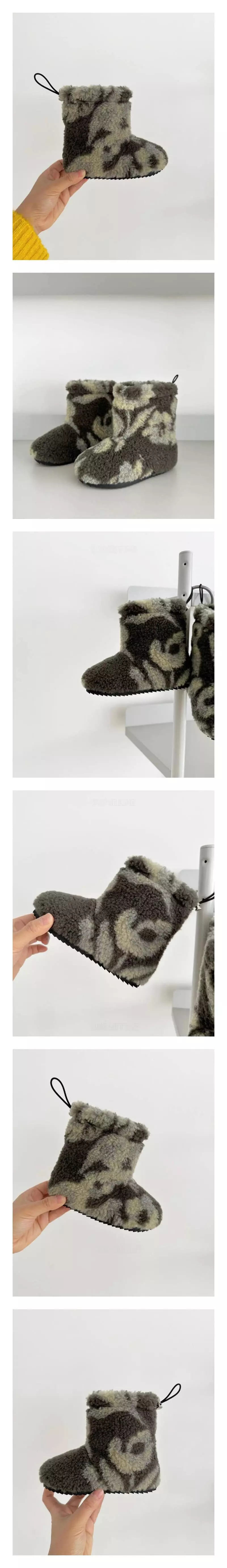 Neko - Korean Children Fashion - #kidsshorts - NK 855 Flower Mooming Boots