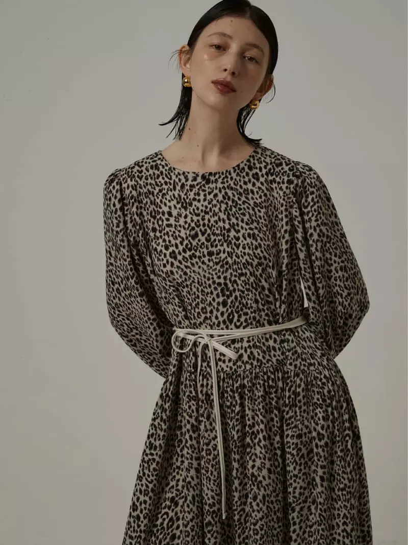 Neroli36 - Korean Women Fashion - #momslook - Leopard One-piece
