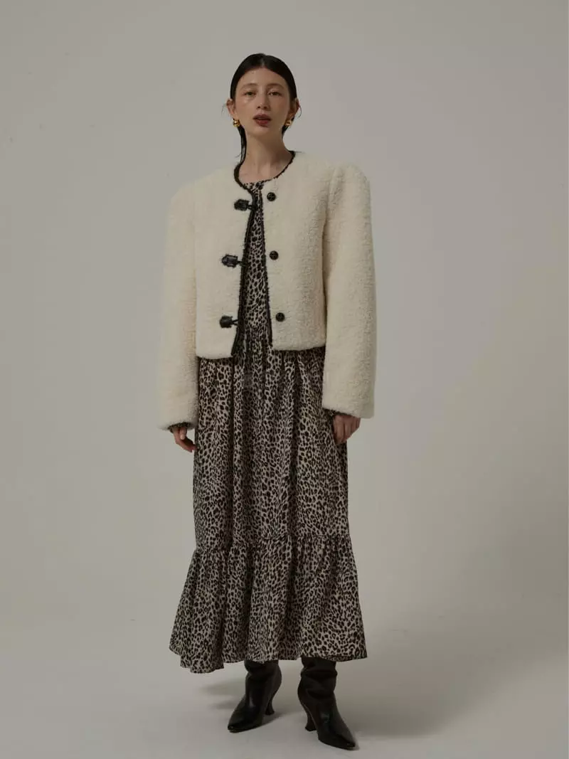 Neroli36 - Korean Women Fashion - #momslook - Leopard One-piece - 3