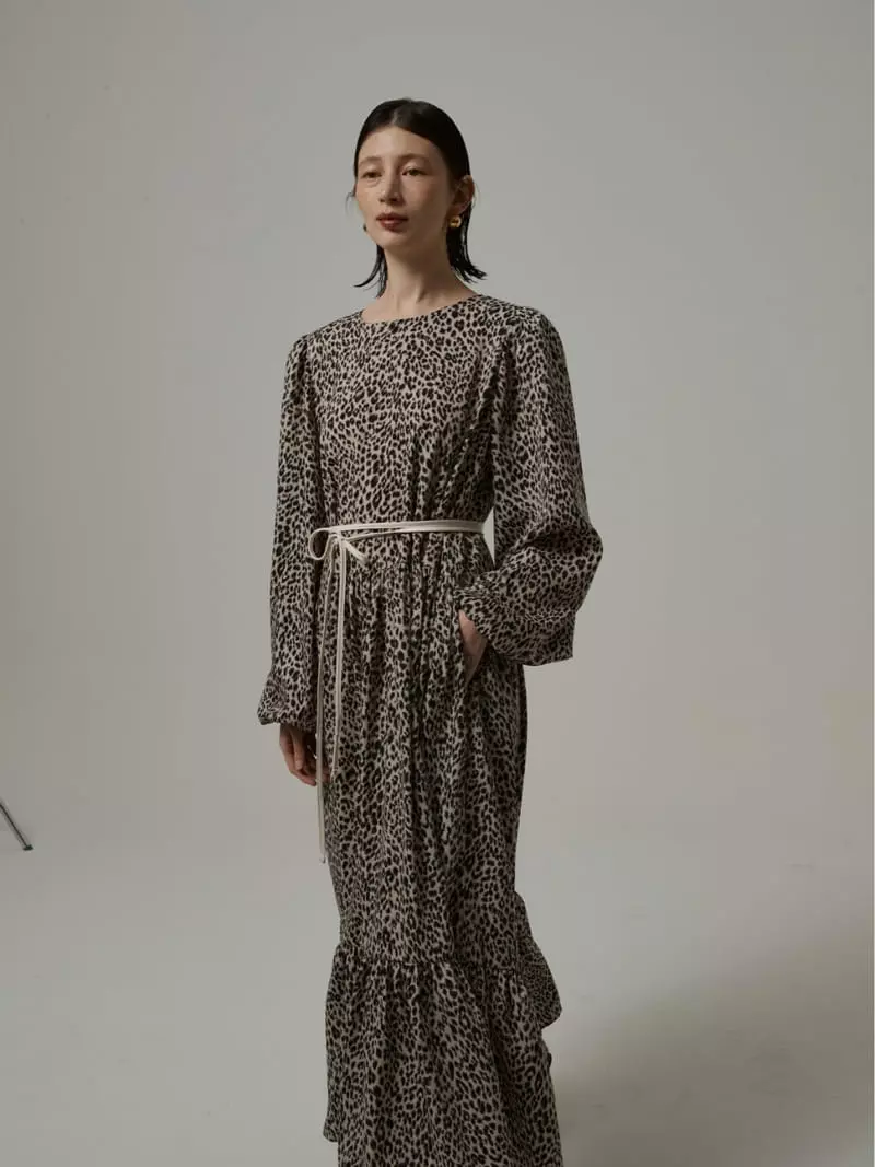Neroli36 - Korean Women Fashion - #momslook - Leopard One-piece - 5