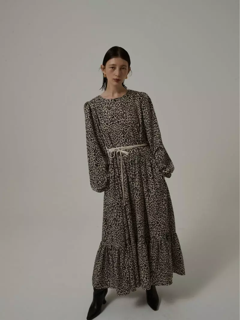 Neroli36 - Korean Women Fashion - #momslook - Leopard One-piece - 7