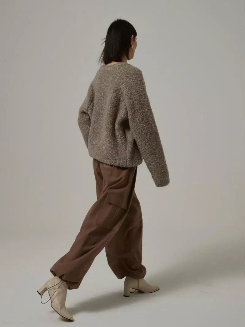Neroli36 - Korean Women Fashion - #momslook - Bookle Knit Tee - 6
