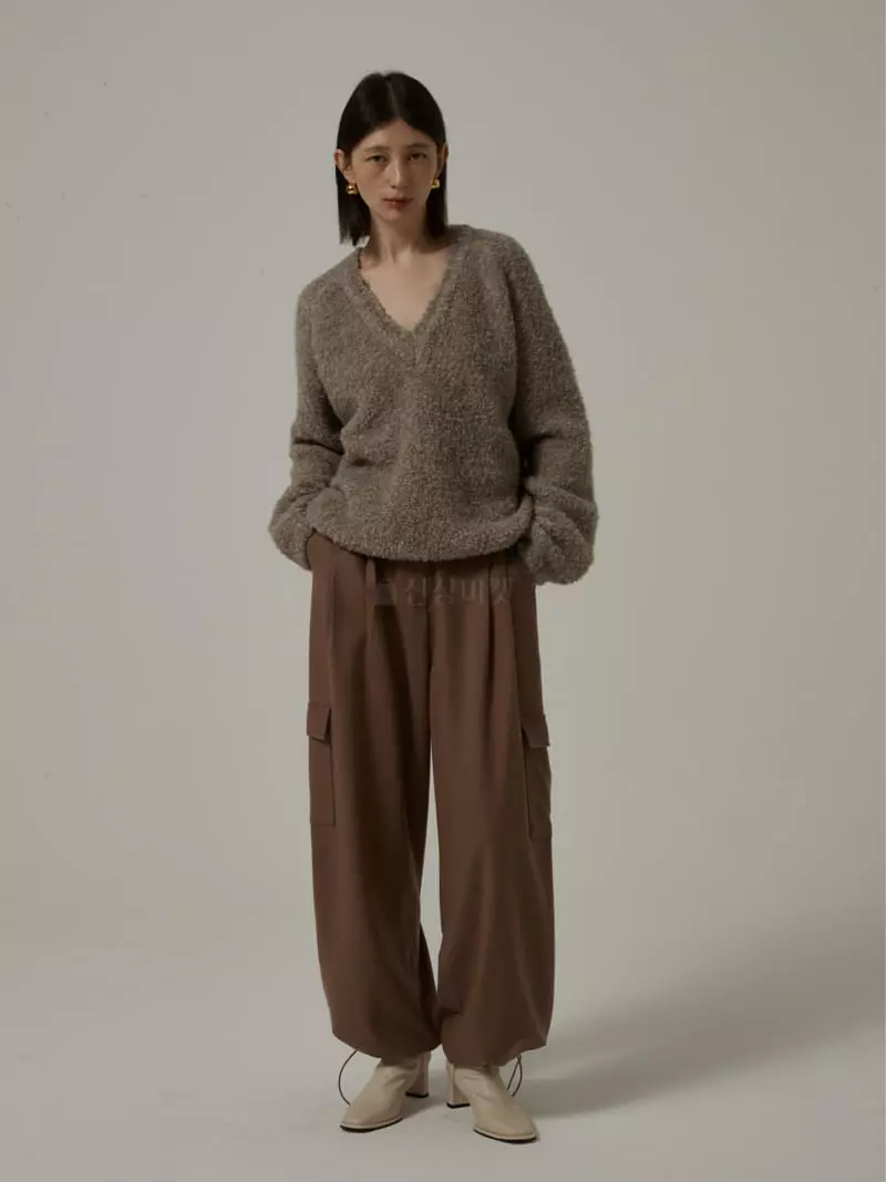 Neroli36 - Korean Women Fashion - #momslook - Bookle Knit Tee - 8
